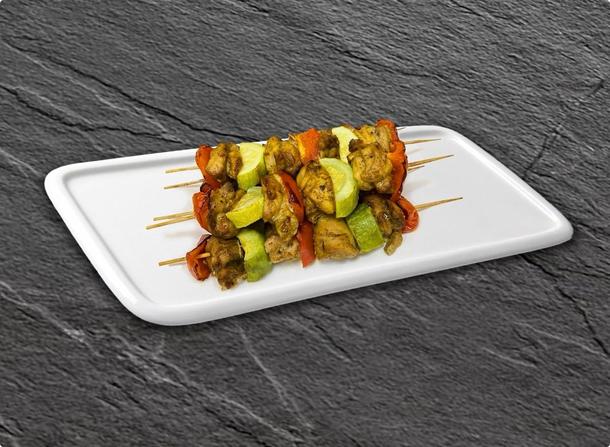 Шашлычки куриные с овощами Шашлычки куриные с овощами
