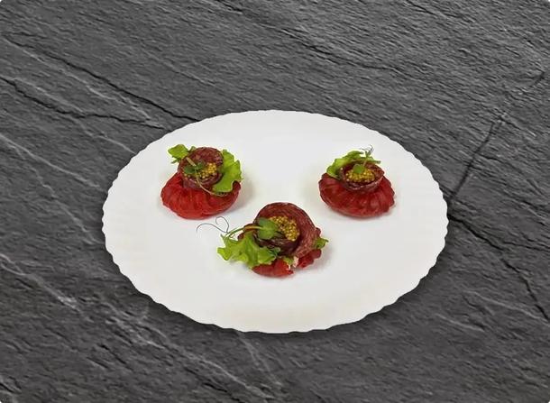 Мини профитроль цветной с Чоризо