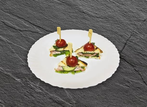 Мини сендвич с сыром Мини сендвич с сыром