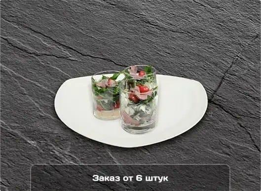 Салаты в креманке