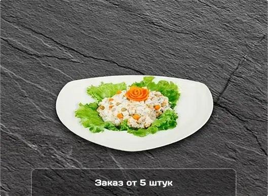 Салат Оливье с курицей