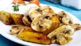 Картофель запеченый с грибами