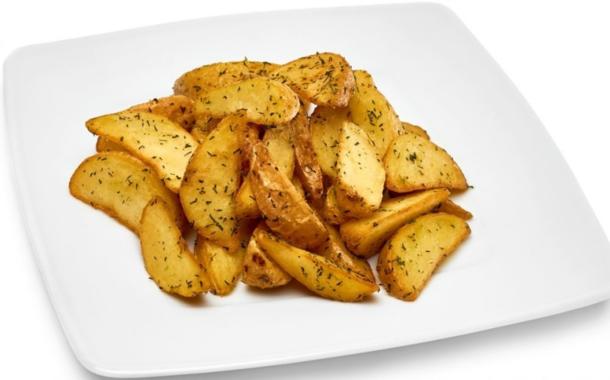 Картофельные дольки запечённые