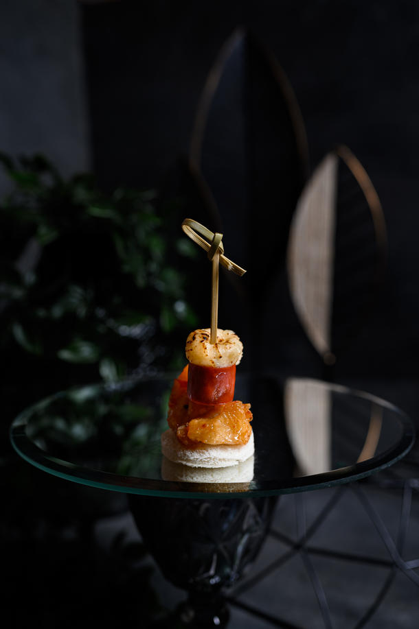 Канапе сытное с пряной курочкой Канапе сытное с пряной курочкой