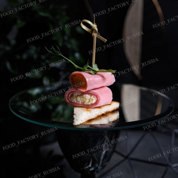 Рулетик из ветчины с сыром Рулетик из ветчины с сыром