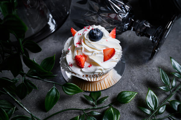 Ванильный капкейк