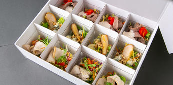 Разнообразное меню на 80 персон